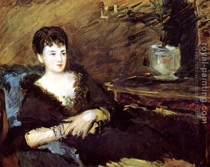 Edouard Manet : Isabelle Lemonnier assise